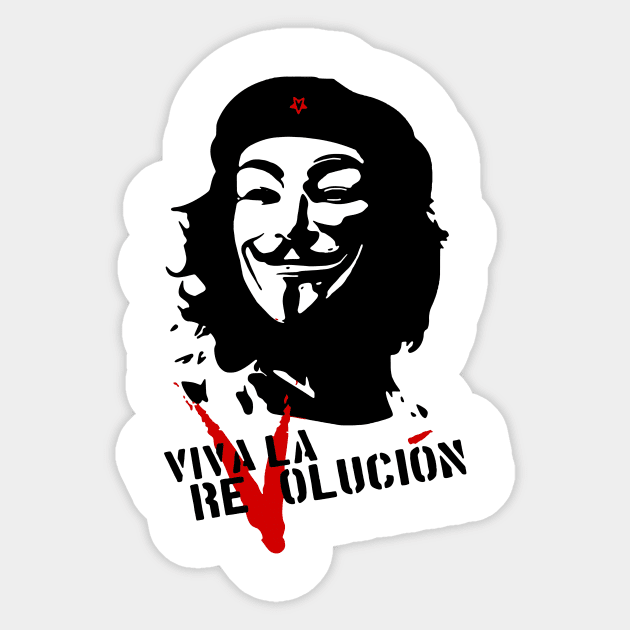 che guevara for vendetta Sticker by Working Mens College